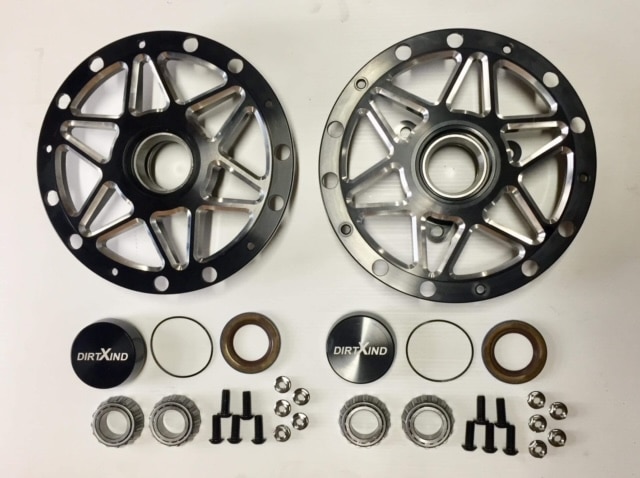 SPRINTCAR COMPLETE HUBS KITS WITH BEARINGS AND SEALS